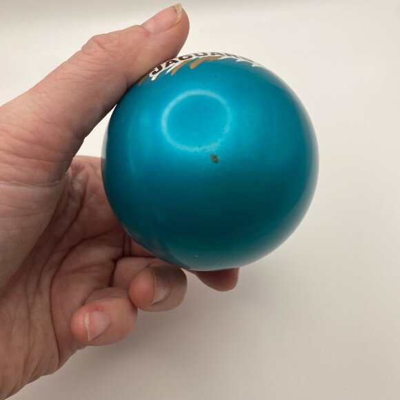 Jacksonville Jaguars NFL Teal Glass Christmas Ornament Football Helmet Logo - Picture 9 of 10